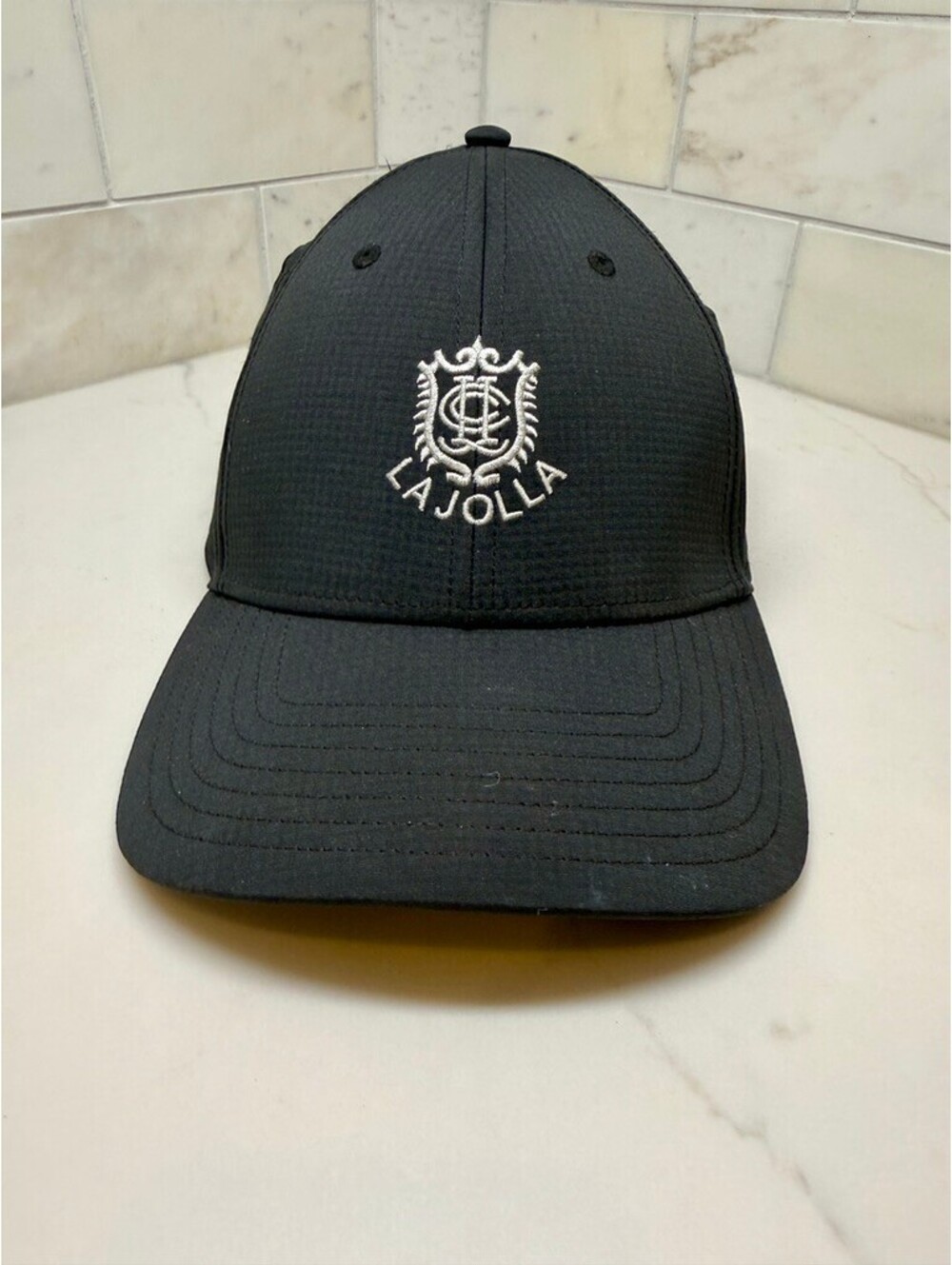 La Jolla black mesh trucker hat cap